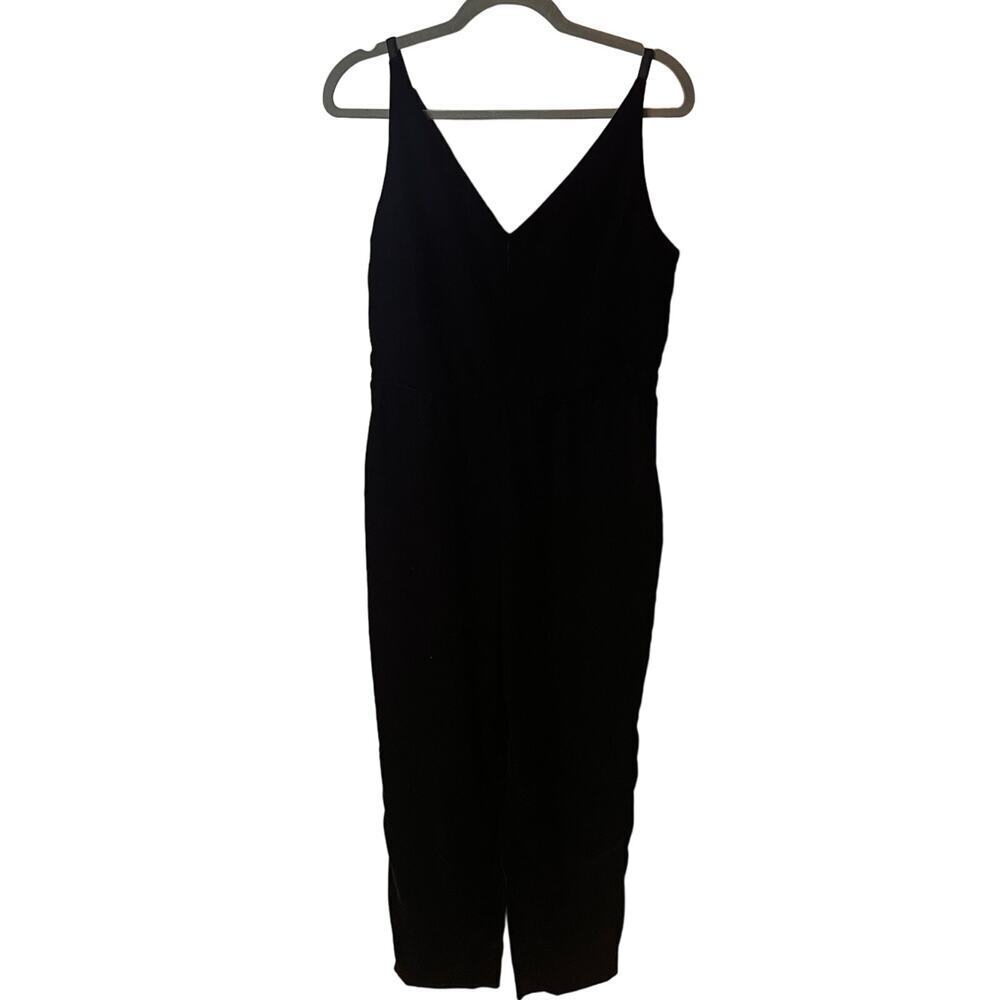 Banana Republic Black Velvet Jumpsuit Size 4